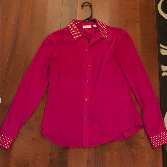 Tops - New York and Company studded button down